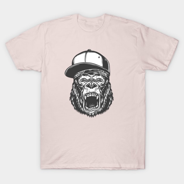 gorilla head T-Shirt by This is store